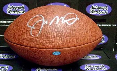 Joe Montana autographed Football