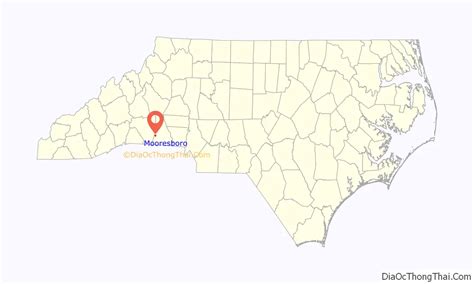 Map of Mooresboro town - Thong Thai Real