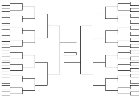 64 Team Bracket Template Excel