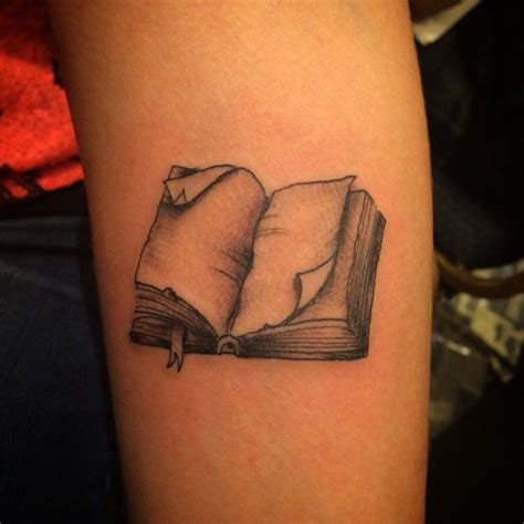 Open Book Tattoo