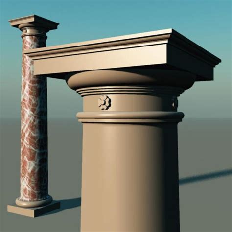 Tuscan Column - 3D Model - ShareCG