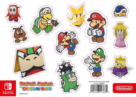 Paper Mario Origami King Origami Sheets Printable - Printable Word Searches