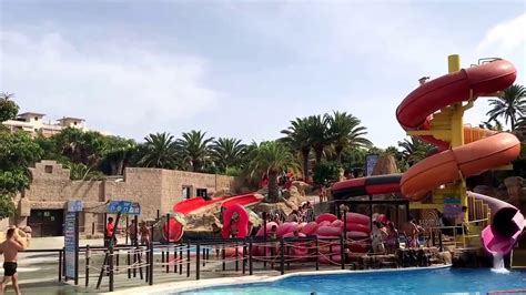 Waterpark Spain Aqualand torremolinos crazy rides - YouTube