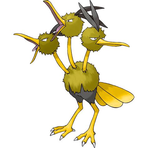 Shiny Dodrio (Gen 2) by TonOfDirt726 on DeviantArt