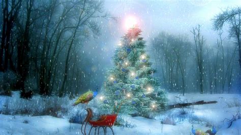 Christmas Snow Scenes Wallpapers - Top Free Christmas Snow Scenes ...