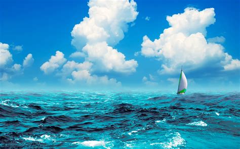 ocean, Sea, Boat, Ship, Sailing Wallpapers HD / Desktop and Mobile ...