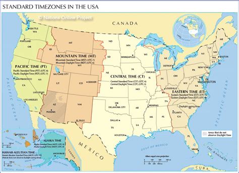 Printable Map Of Us Time Zones With State Names | Free Printable Maps