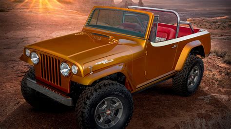 Jeep concept vehicles include electric Wrangler, retro compact pickup