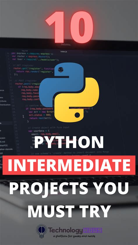 Python Projects For Intermediate: Try Ten Amazing Python Projects Ideas ...