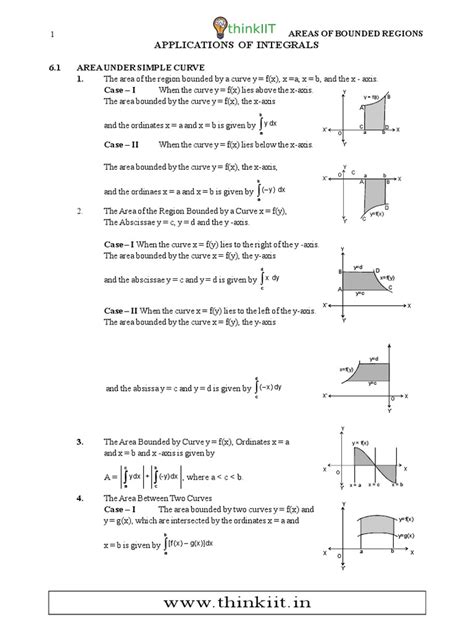 10 - Areas of Bounded Regions PDF | PDF | Cartesian Coordinate System ...