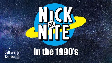 Nick at Nite in the 1990's - YouTube