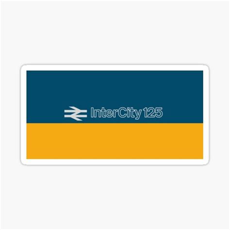 "Intercity 125" Sticker by T-DesignsStore | Redbubble