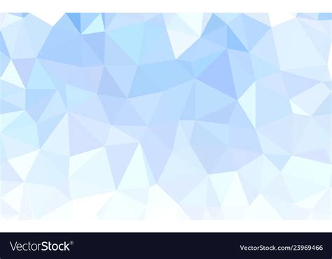 Polygon light blue gradient background Royalty Free Vector