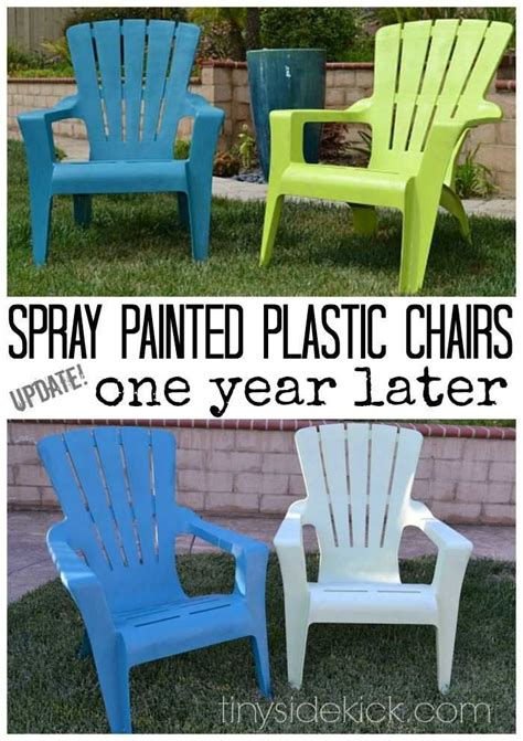 Best Paint For Plastic - our plastic outdoor chairs 1 yr later ...