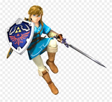 Zelda Link Transparent Clipart - Breath Of The Wild Link Ssb4 - Png ...