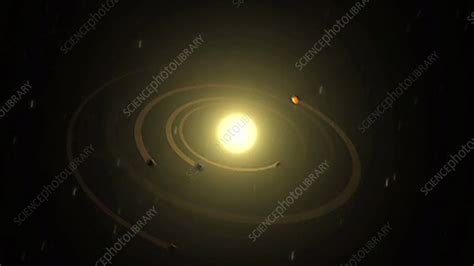 Kepler-11 exoplanetary system - Stock Video Clip - K002/8083 - Science ...