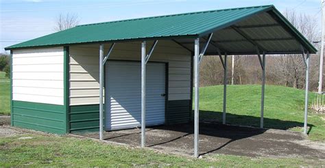 Carport-Shed Combo With Metal Utility Shed In Back, 51% OFF