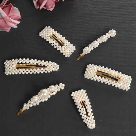 60% off Pearl Hair Clips - Pack of 6 - Deal Hunting Babe