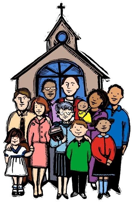 Church Friends And Family Clipart. | Bible stories for kids, Bible ...