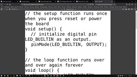 IDE Code Printout is Unusable - Suggestions for the Arduino Project ...