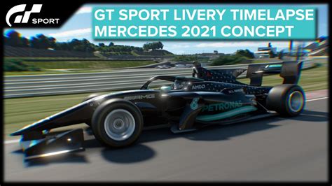 Mercedes W12 F1 2021 Livery Concept - GT Sport - YouTube