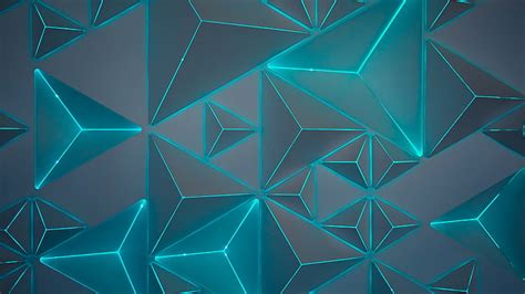 HD wallpaper: neon, 4k, 8k, geometric, Teal | Wallpaper Flare