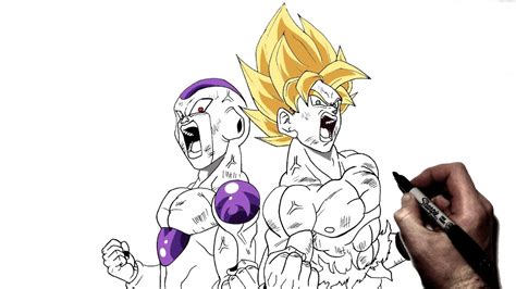 Goku Vs Frieza Drawings