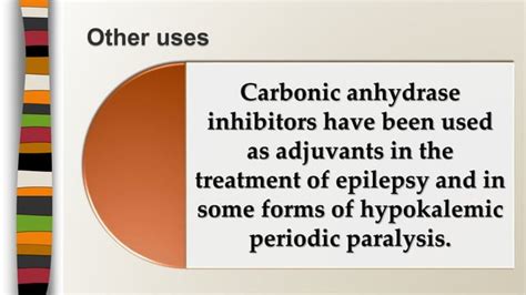 Carbonic anhydrase inhibitors | PPT