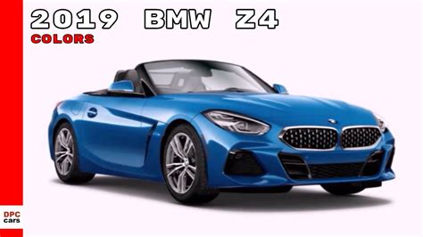 2019 BMW Z4 Colors - YouTube