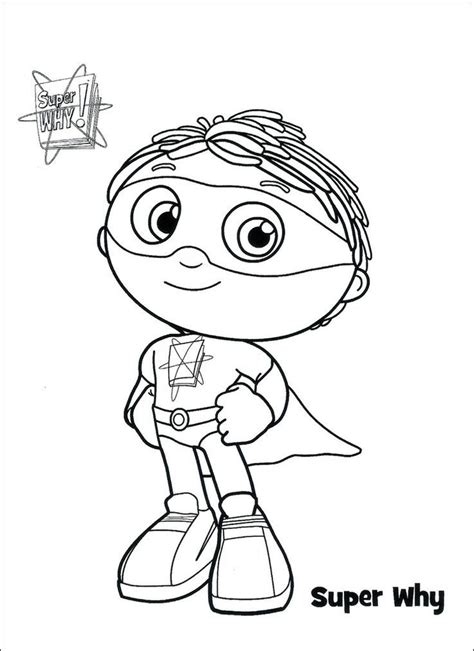 Super Why Coloring Pages - Coloring Home