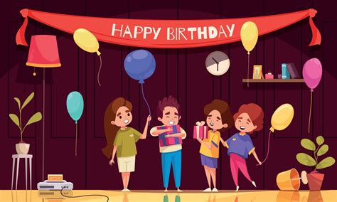 Birthday Party Illustration 12697015 Vector Art at Vecteezy