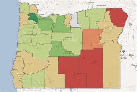 Map: Oregon population change - The Oregonian