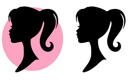 Free Barbie Head Silhouette, Download Free Barbie Head Silhouette png ...