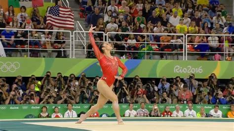 Aly Raisman Cried When She Finished Her Floor Routine and Won Silver ...