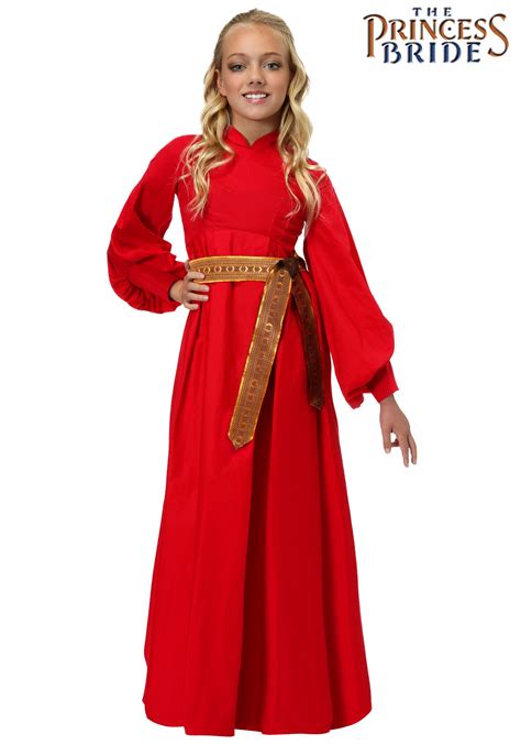 Princess Bride Buttercup Costume Red Dress