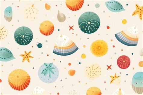 Sea shell backgrounds wallpaper pattern. | Free Photo Illustration ...