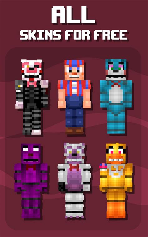 Skins FNAF for Minecraft for Android - APK Download