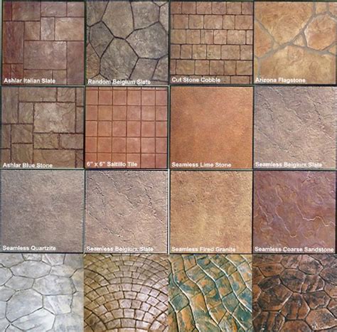 Stamped Concrete Colors Pictures – Warehouse of Ideas