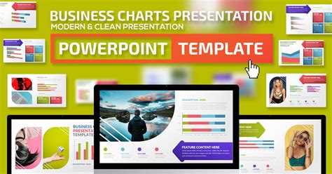 Business Charts Powerpoint Presentation by mamanamsai on Envato Elements