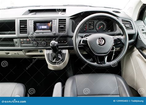 Volkswagen Transporter T6 2018 Interior Editorial Stock Photo - Image ...