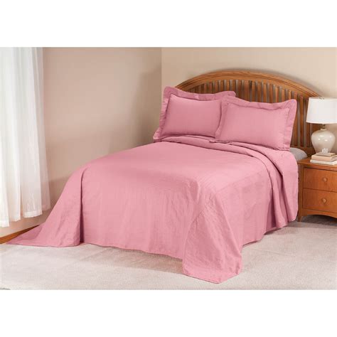 Solid Plisse Bedspread - Bedspread Sets - Miles Kimball