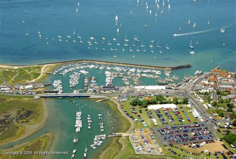 Yarmouth Harbour in Yarmouth, Isle of Wight, England, United Kingdom