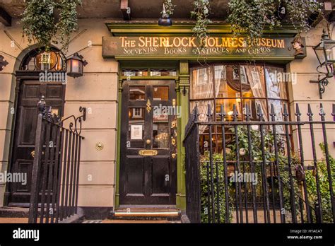 Sherlock Holmes Museum 221B Baker Street London Stock Photo - Alamy