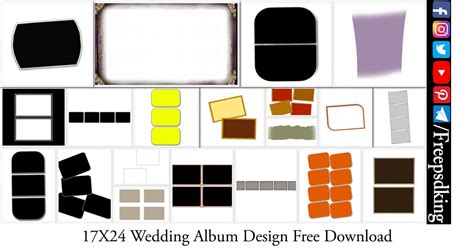 Wedding Album Frame PSD Free Download - Freepsdking.com