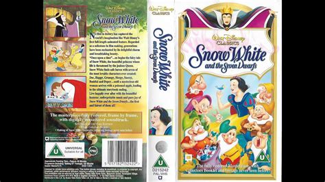 Opening to Snow White and the Seven Dwarfs 1994 UK VHS - YouTube