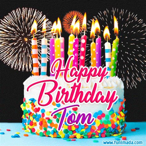 Happy Birthday Tom GIFs - Download on Funimada.com