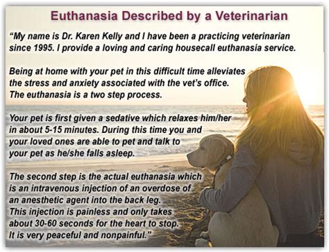 Dr. Karen Kelly DVM In Home Vet Care - Euthanasia