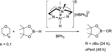 Ring-opening of cyclic ethers by aluminum hydridotriphenylborate ...