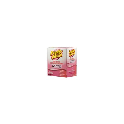 5 Pieces Pepto Bismol 25 Count - Pain and Allergy Relief - at ...