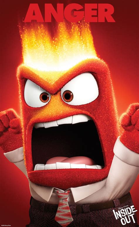 Anger - Inside Out Poster Disney Inside Out, Film Inside Out, Pixar ...